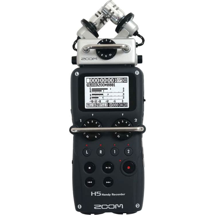 Zoom H5 4-Track Portable Recorder with X/Y Mic Capsule2