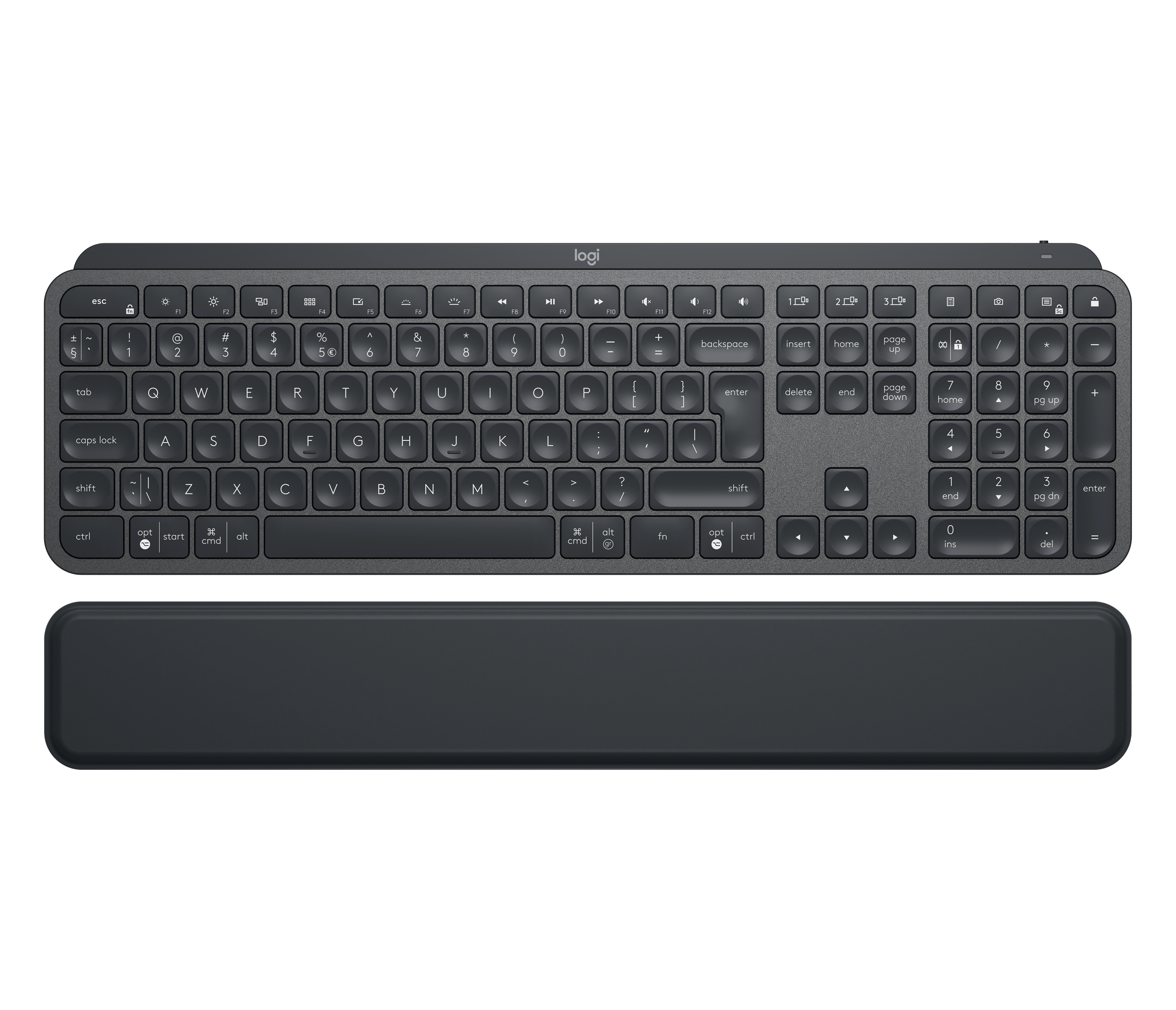 Logitech MX Keys Advanced Wireless Illuminated Keyboard - 920-009415