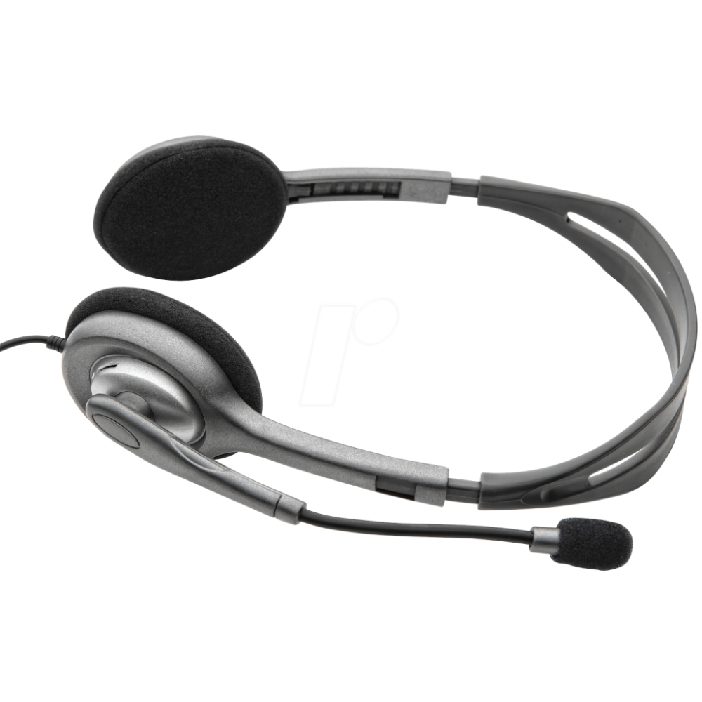Logitech Stereo Headset H111 – Black (3.5 MM JACK) – 981-0005933