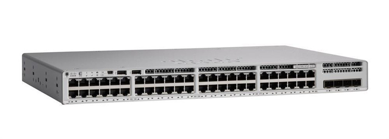 Cisco Systems Catalyst 9200L 48-Port PoE+, 4 x 10G, Network Advantage- C9200L-48P-4X-A