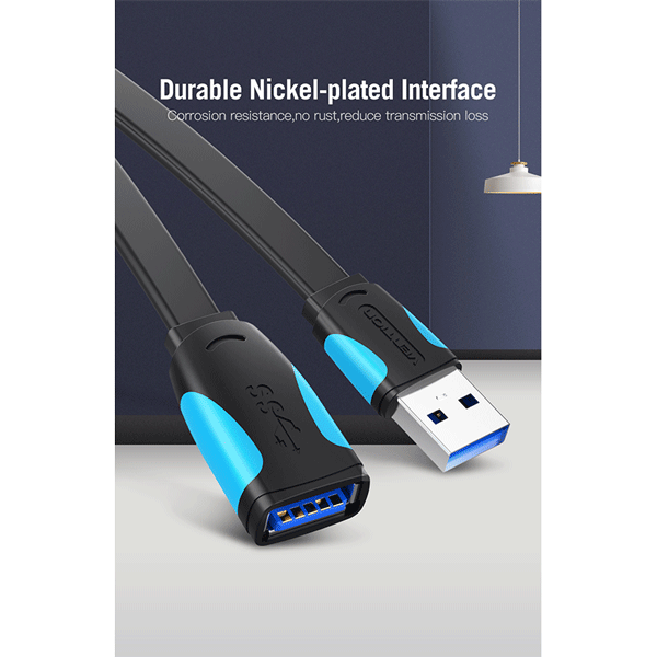 VENTION FLAT USB 3.0 EXTENSION CABLE 3METER4