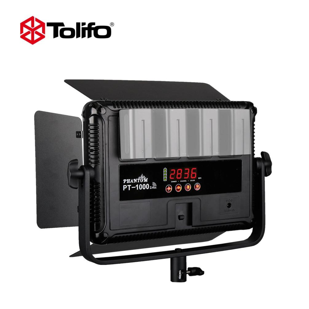 Tolifo Pt-1000b Bi Color Dimmable LED video light Panel4