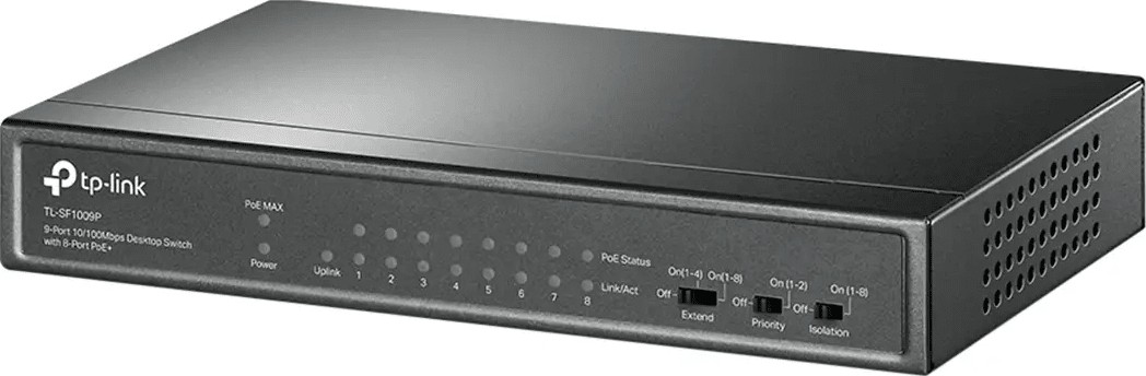 TP-Link 9-Port 10/100Mbps Desktop Switch- TL-SF1009P0
