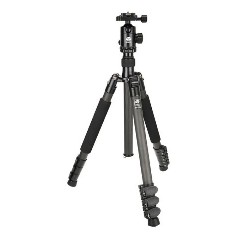 Sirui T-005SK T-0S Series Travel Tripod with B-00 Ball Head (Black, Aluminum)