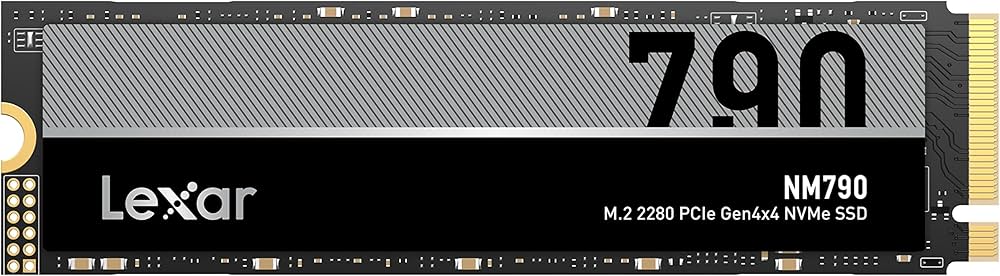 LEXAR LNM790 INTERNAL SSD M.2 PCIe Gen 4*4 NVMe 2280 - 2TB - LNM790X002T-RNNNG0