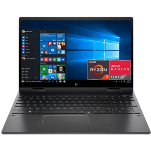 HP Envy x360 Convertible 15 EE0003ca 8GB 1-TB SSD AMD Radeon Graphics 15.6″ FHD IPS MicroEdge Convertible Touchscreen Display B&O Play Backlit KB FP Reader W10 (9VT87UA)