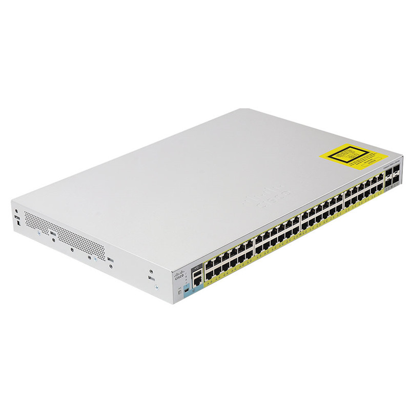 Cisco Catalyst 2960L-48PS-LL Network Switch, 48 Gigabit Ethernet PoE+ Ports-WS-C2960L-48PS-LL4