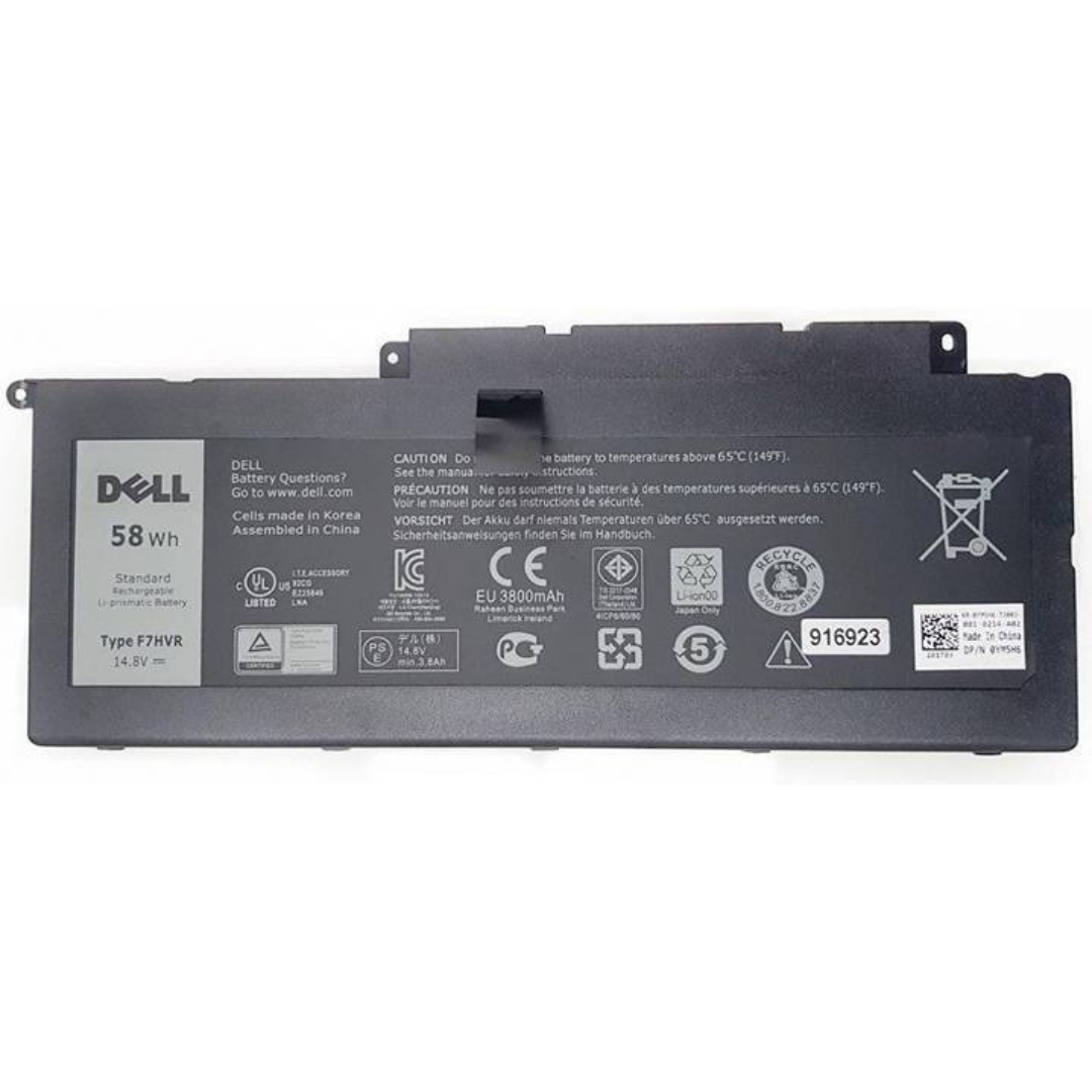 58Wh 4Cell Dell T2T3J Battery4