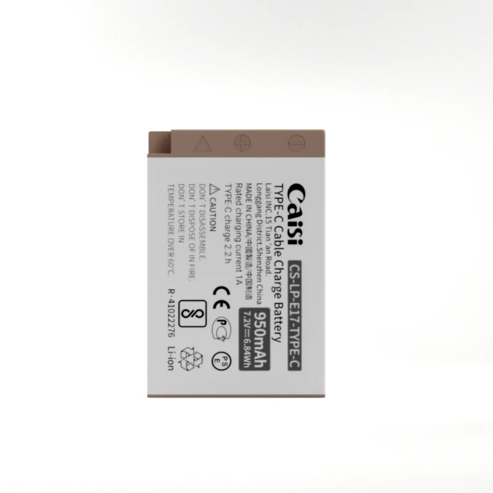 Caisi LP-E17-TYPE-C Rechargeable Battery for Canon Cameras4