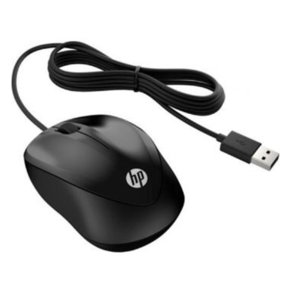 HP USB Mouse 1000 Black (4QM14AA	)3