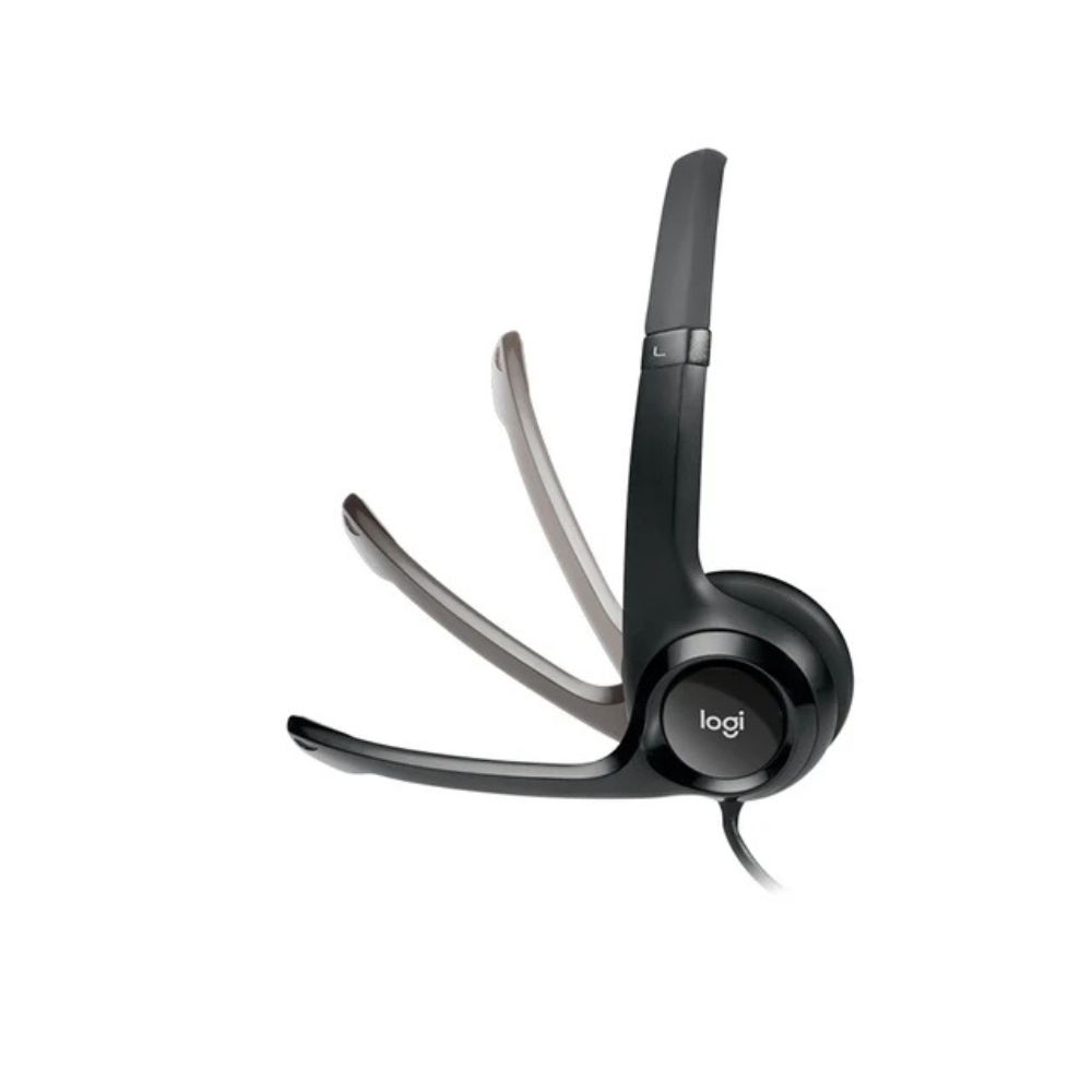 Logitech H390 USB-C Headset with Noise Cancelling Mic - Black - 981-001576