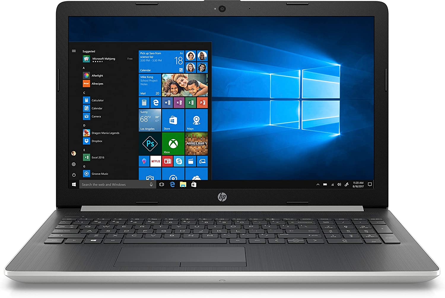 HP Notebook 15 , Intel Core i7-8550U Processor,8 GB RAM, 1TB Hard Disk, Radeon Graphics
