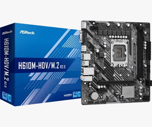 Custom Gaming Desktop PC, ASRock H610M-HDV M.2 R2.0 Motherboard, Intel Core i5-12400F Processor, DeepCool AG300 92mm CPU Air Cooler, TeamGroup T-Force Delta RGB 16GB (2x8GB) DDR4 3200MHz RAM White, Kingston NV2 1TB PCIe NVMe M.2 SSD, MSI GeFor3