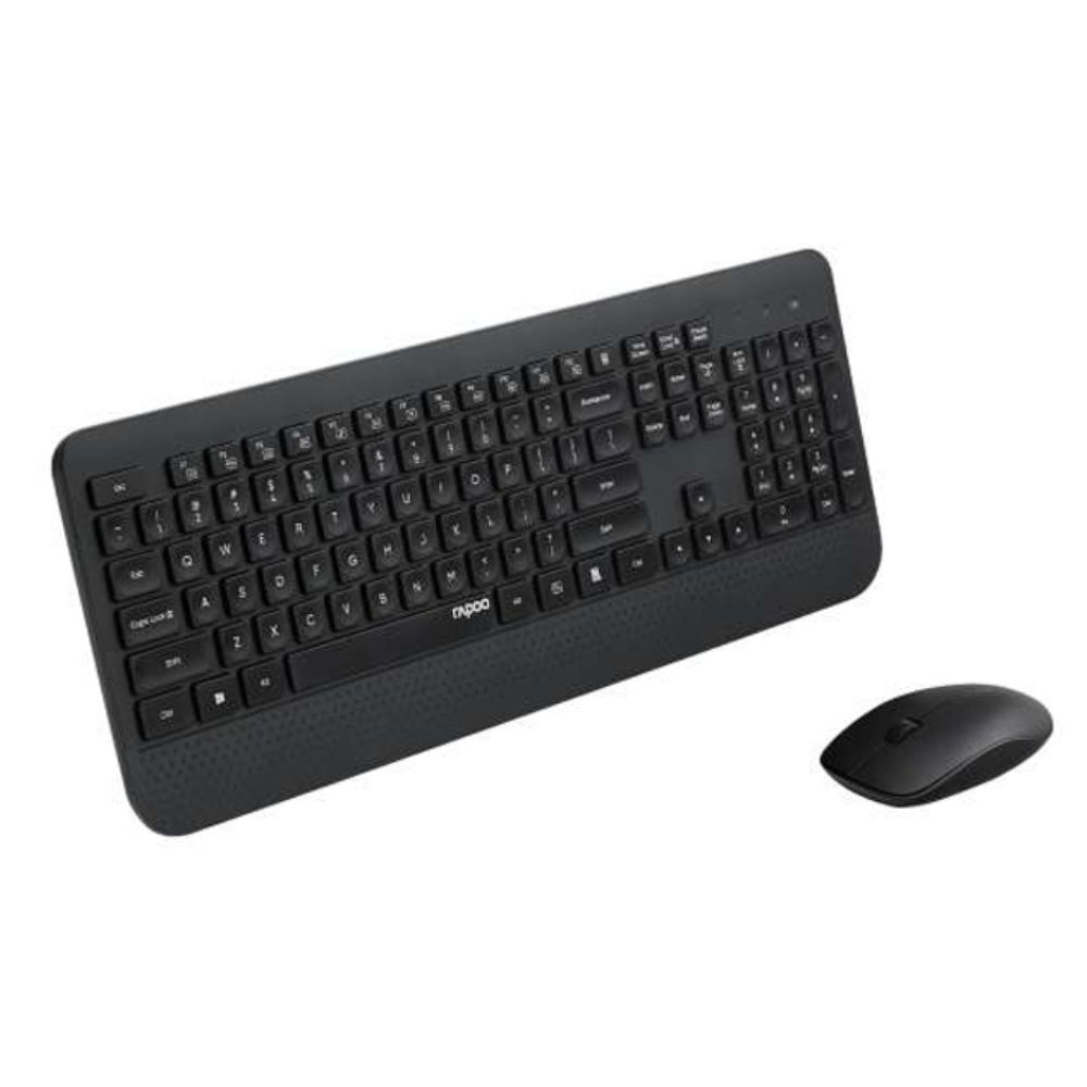 RAPOO X3500 WIRELESS KEYBOARD AND MOUSE COMBO – BLACK