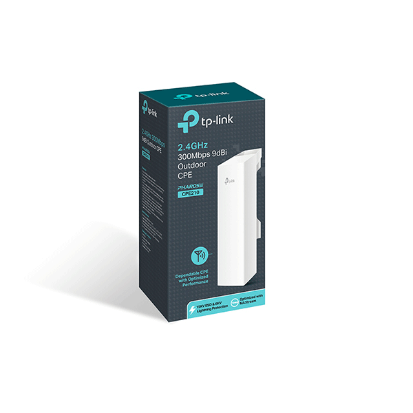 TP-Link CPE 2.4GHz 300Mbps 9dBi Outdoor CPE   (TL-CPE210)4