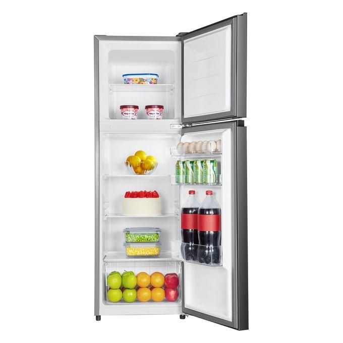 Hisense REF154DR 154L Double Door Fridge – Silver0