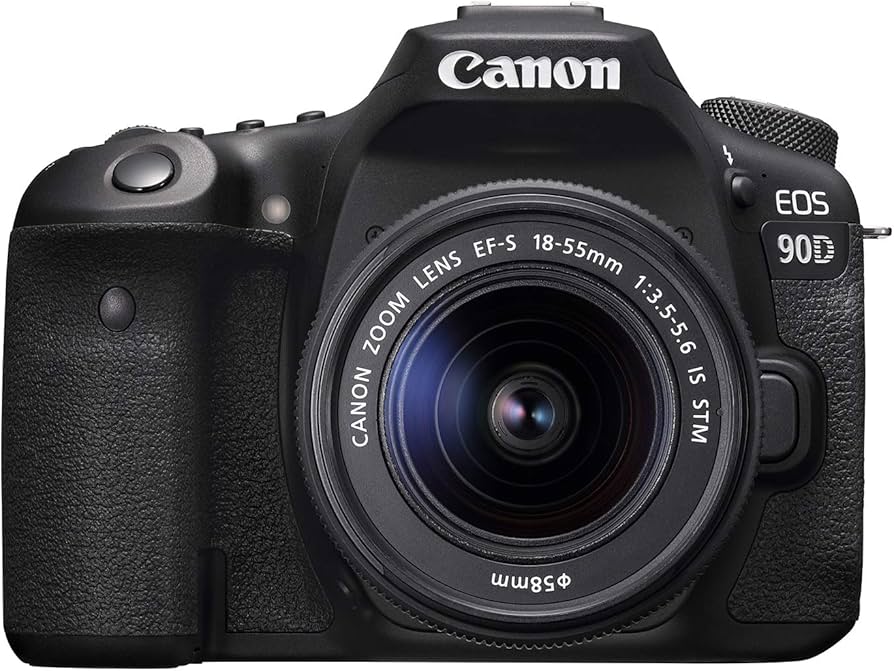 Canon EOS 90D DSLR with 18-55mm lens0