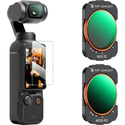 K&F Concept Nano-X Series VND Filter Kit with Green Coating for DJI Osmo Pocket0