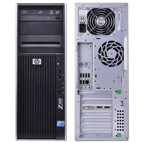 Refurbished HP Z400 Xeon 3.4GHz 16GB RAM 1TB HDD 1GB GPU Windows 100
