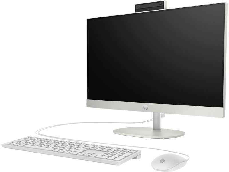 HP All-in-One 24-cr1006nh PC, Intel Core Ultra 5 125U, 16GB DDR5 5600, 512GB PCIe NVMe M.2 SSD, FreeDOS, 23.8