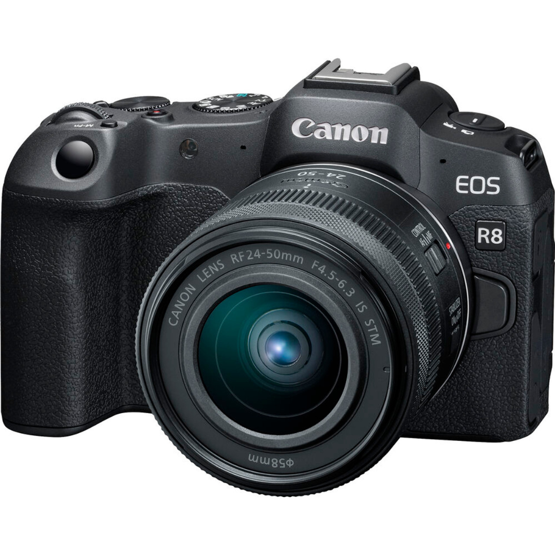 Canon EOS R8 Mirrorless Camera with RF 24-50mm f/4.5-6.3 IS STM Lens3