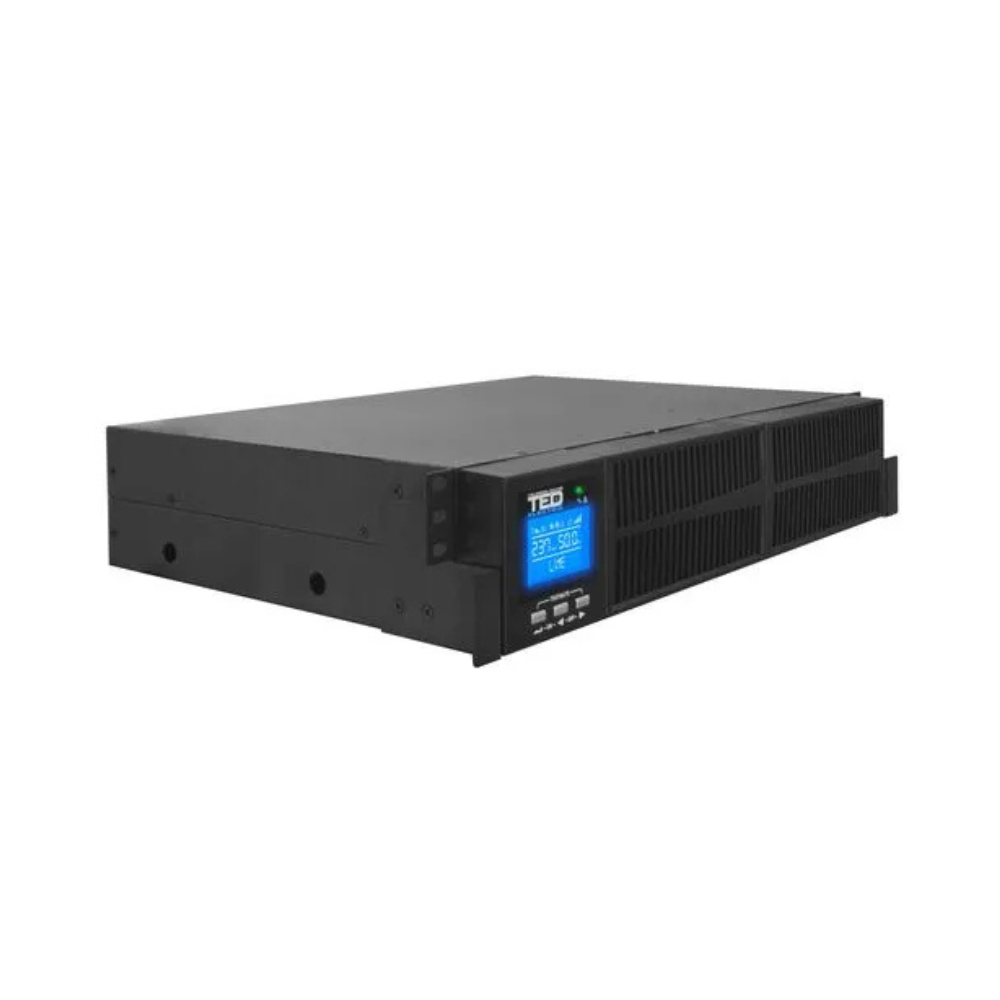 EVI 2000VA / 1800W Rack UPS – EP-UPS2000UC13OR, LCD, 1Ph3