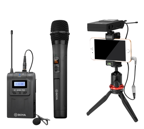 BOYA BY-WM8 PRO-K4 UHF Dual-Channel Wireless Microphone System4