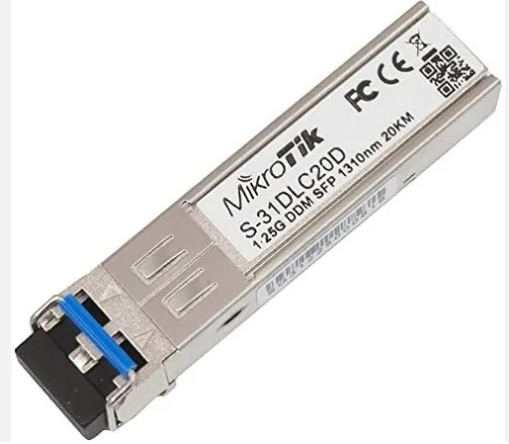 MikroTik S-31DLC20D SFP 1.25G Single Mode 20Km Module