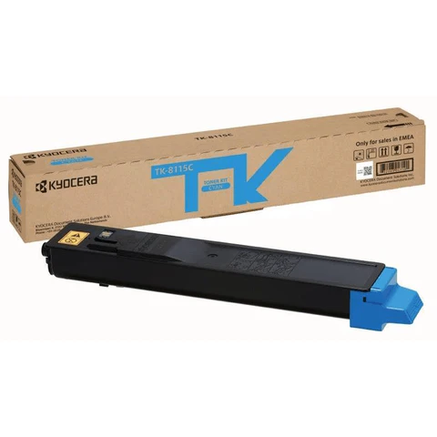 KYOCERA TK-8115C CYAN ORIGINAL TONER - 1T02P3CNL00