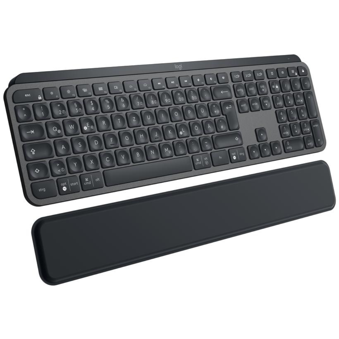 Logitech MX Keys Plus keyboard RF Wireless + Bluetooth AZERTY French Graphite Azerty FR3