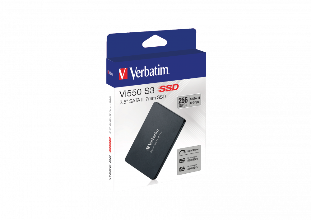 VERBATIM Vi550 S3 2.5” SATA INTERNAL SSD 256GB - VER-493514