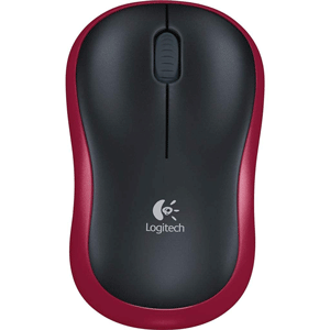 Logitech Wireless Mouse M185 - Red (910-002237)