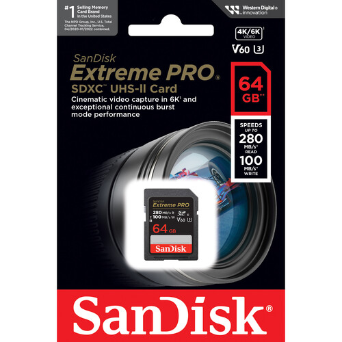 SanDisk 64GB Extreme PRO 280MB/s – SDSDXEP-064G-GN4IN4