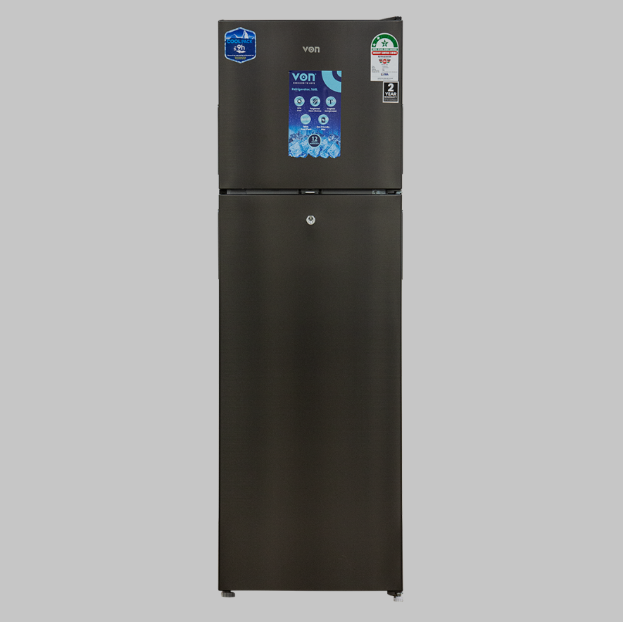 VON VART-25DMS 168L Double Door Refrigerator 3