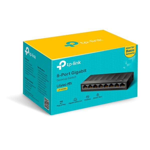 TP-Link 8-Port 10/100/1000Mbps Desktop Switch  (TL-LS1008G)4