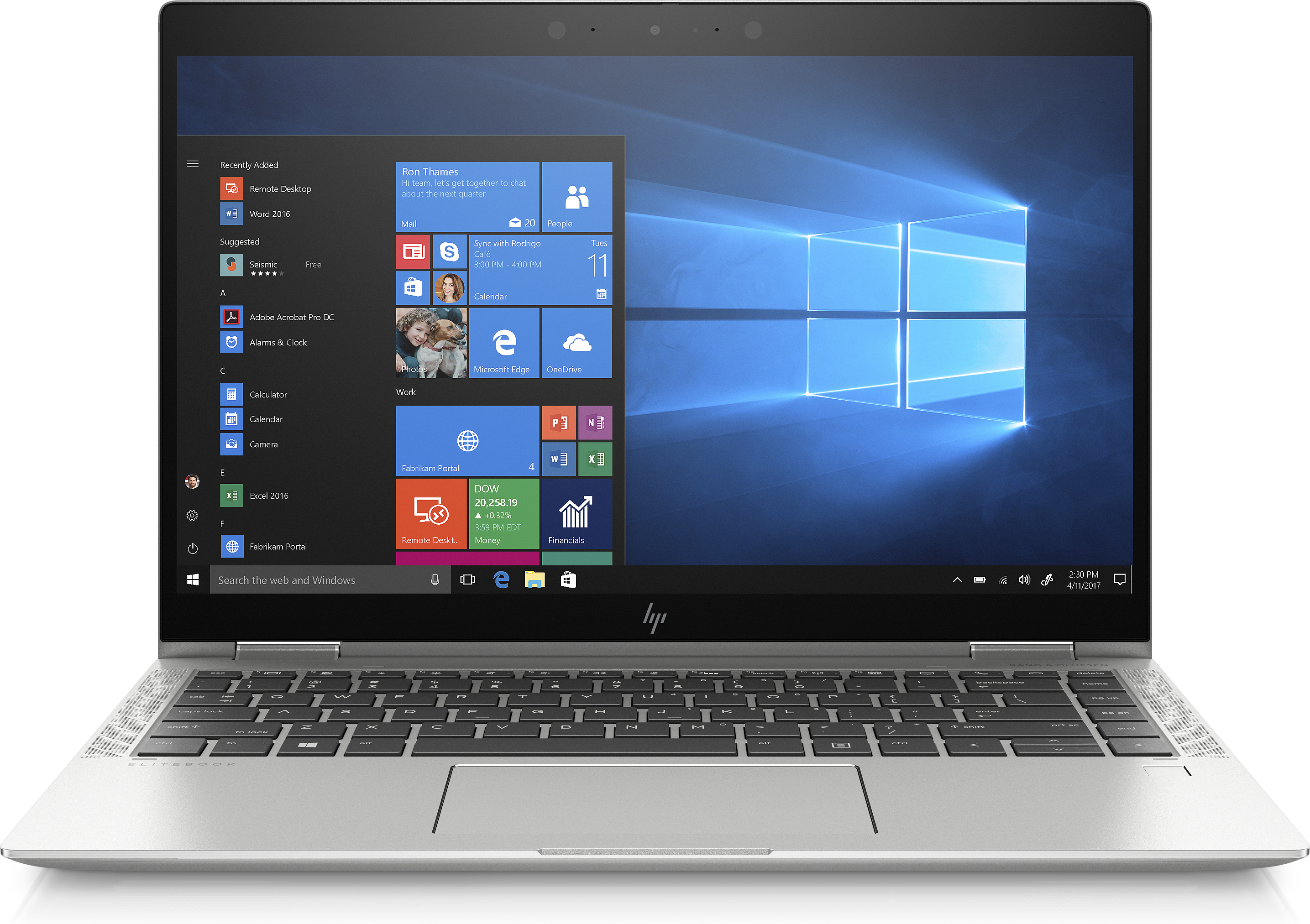 Refurbished HP EliteBook x360 1040 G6 Intel® Core™ i7-8665U Hybrid (2-in-1) 33.8 cm (13.3