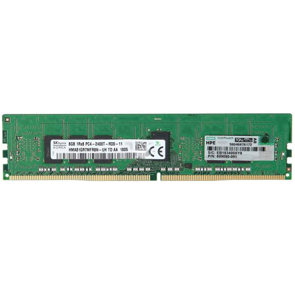 HP E 8GB (1x8GB) Single Rank x8 DDR4-2400 CAS-17-17-17 Registered Memory Kit 805347-B212