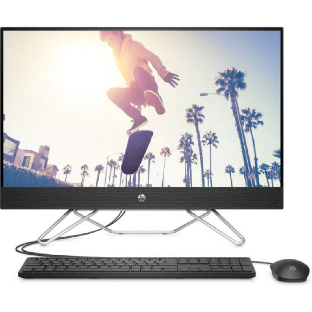 HP 24-cb1022nh All-in-One PC, Intel Core i5 1235U, 8GB DDR4 3200, 256GB PCIe NVMe M.2 SSD, FreeDOS, 23.8