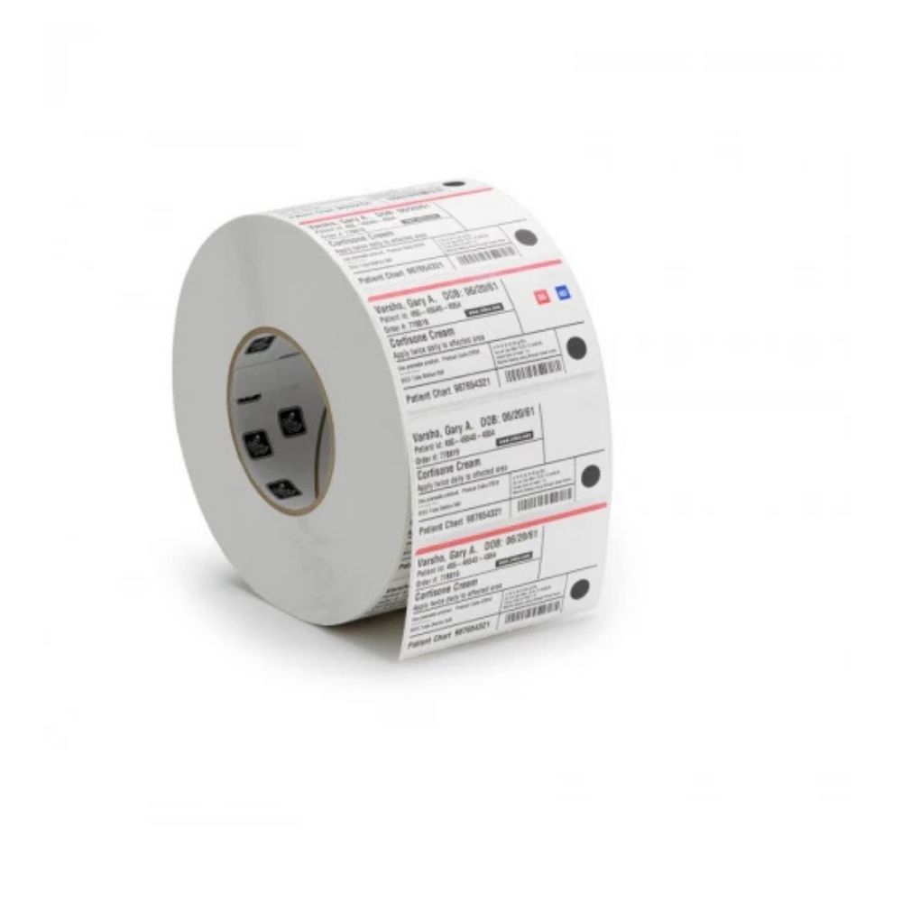 Zebra  3011701 76 x 25mm Gloss Polythene Label0