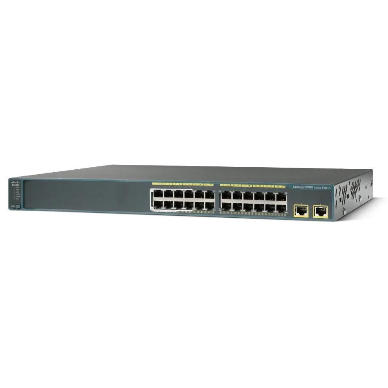Cisco Catalyst WS-C2960-24TT-L 2960 24 Port 10/100 Switch- WS-C2960-24TT-L2