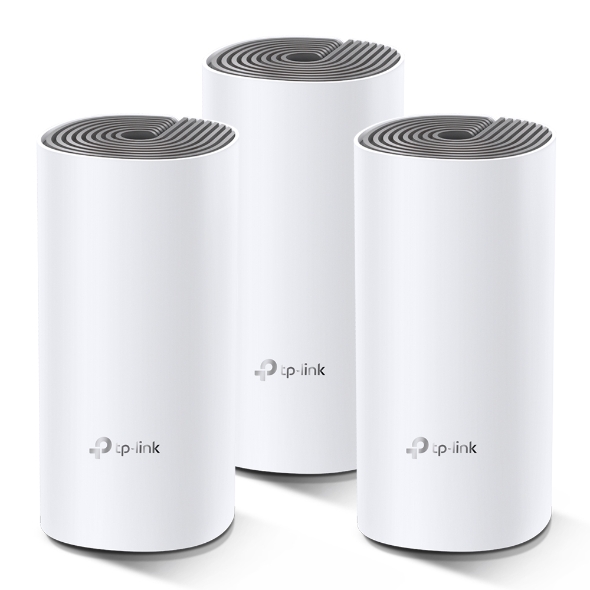 TP-Link Deco E4 AC1200 Whole Home Mesh Wi-Fi System (3 Pack) - TL-DECO E4 (3-PACK)0