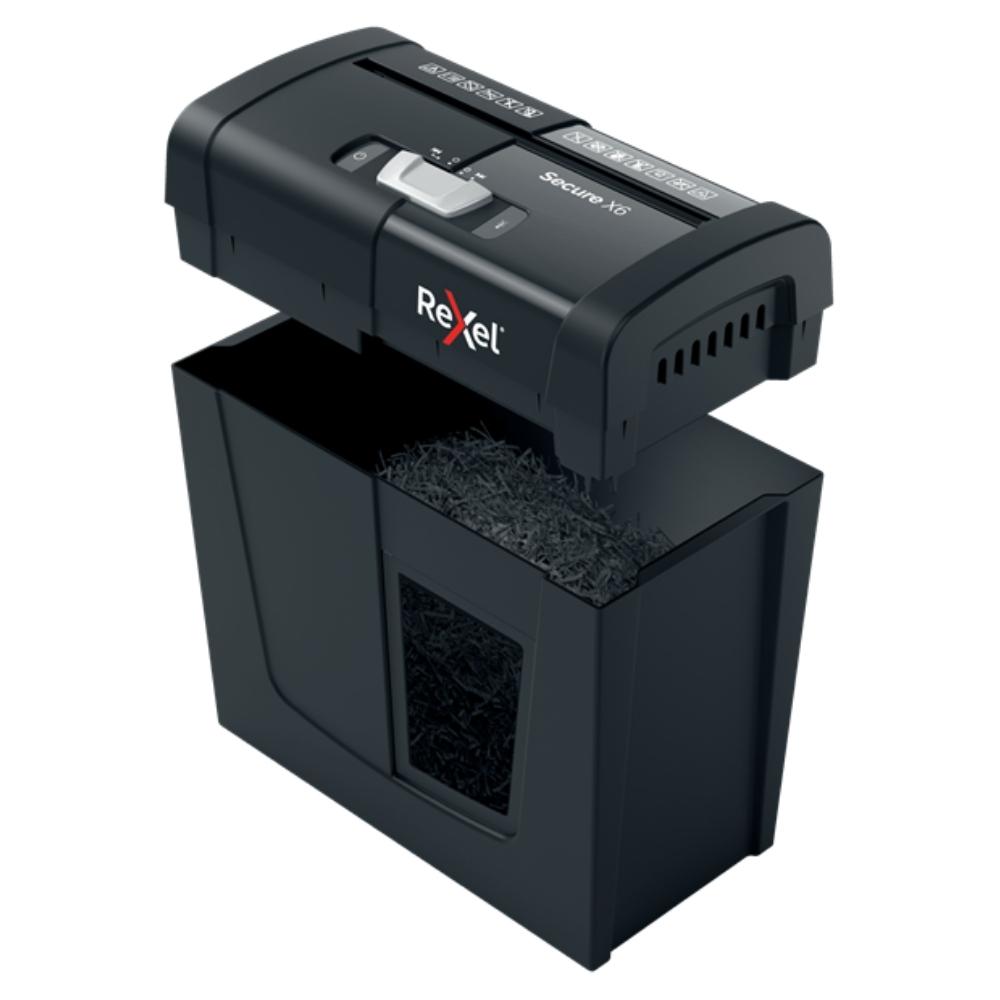 Rexel Secure X6 Cross Cut shredder0