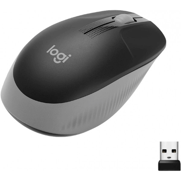 Logitech Wireless Mouse Full Size M191 - Mid Grey (910-005922)2