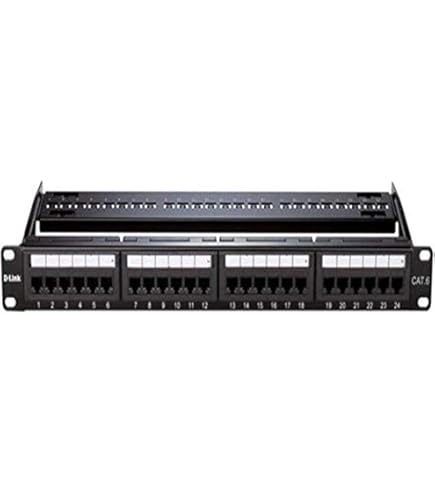 D-Link NPP-C61BLK241 – 24-Port Cat6 Patch Panel
