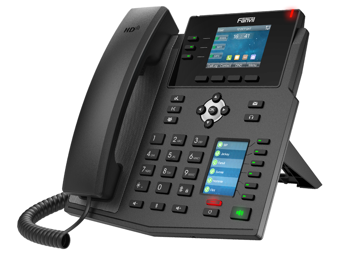 Fanvil X4U IP Phone – 12 SIP Lines & Color Display3