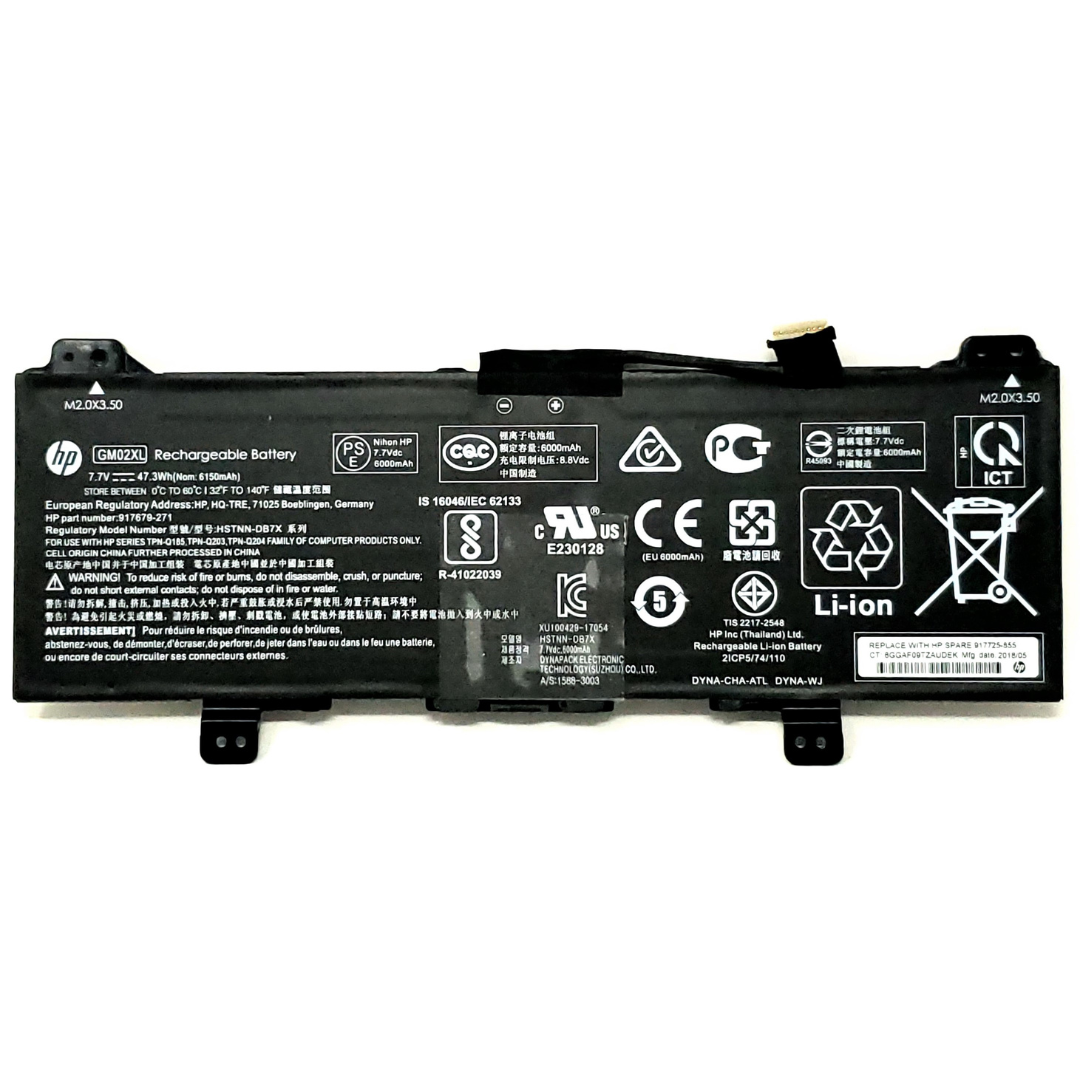 47.3Wh HP TPN-Q231 battery- GM02XL0