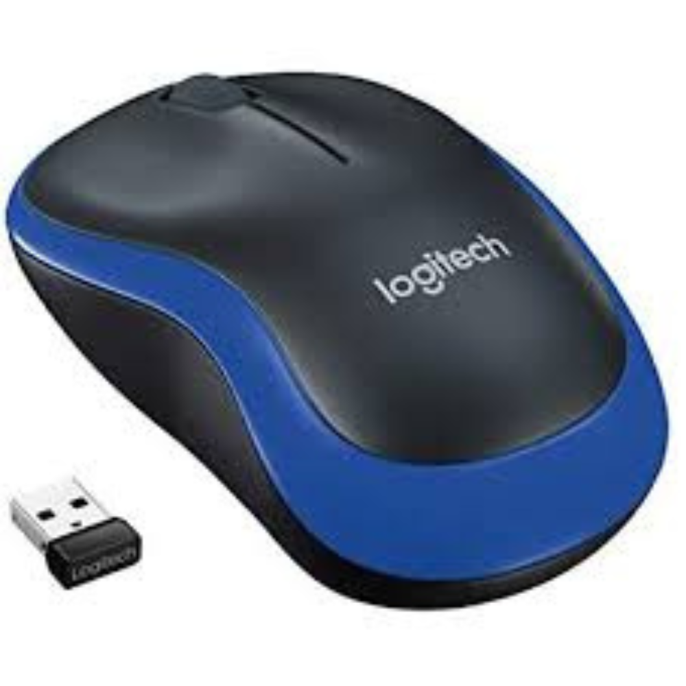 Logitech M185 Wireless Mouse-Blue-910-002236