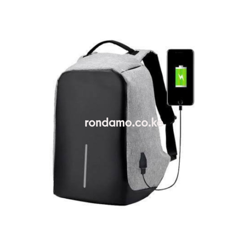 Securepack™ Best Anti-Theft USB Charging Travel Backpack Gray
