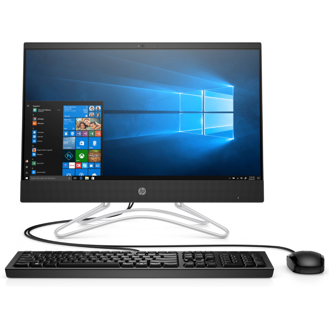 HP All-in-One 22-dd1063nh PC, Core i5 1135G7, 4GB, 1TB HDD, Windows 11 Home, 21.5″ FHD, USB Keyboard and Mouse, Jet Black – 6X1M8EA2