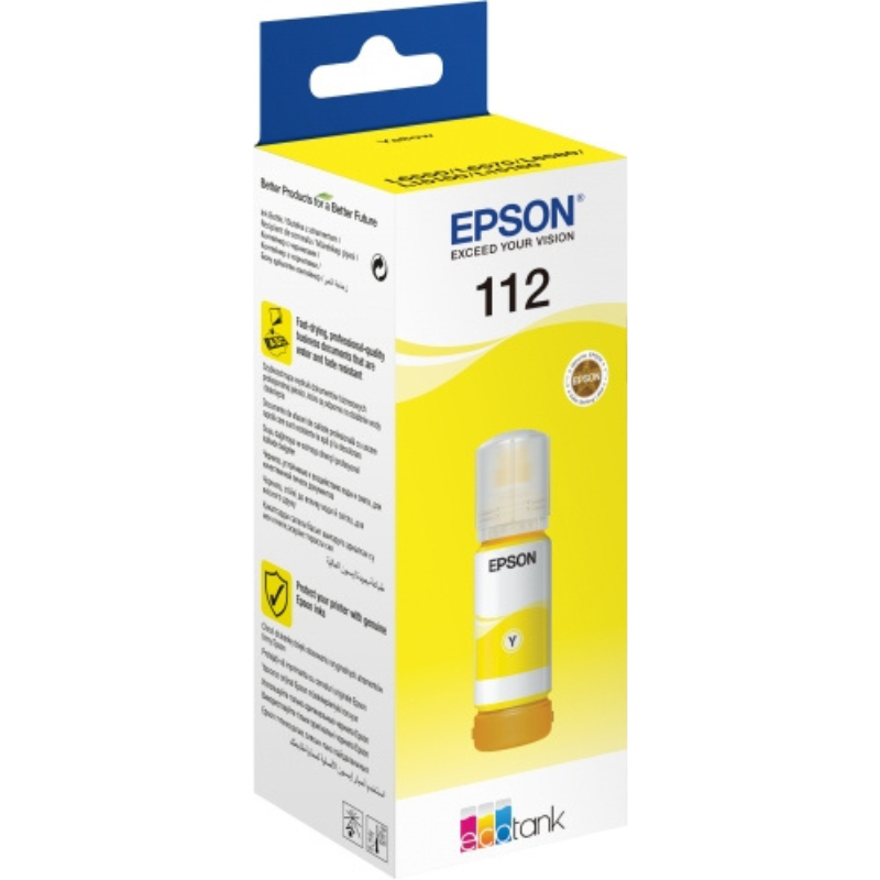 Epson 112 EcoTank Pigment Yellow ink bottle (C13T06C44A)3